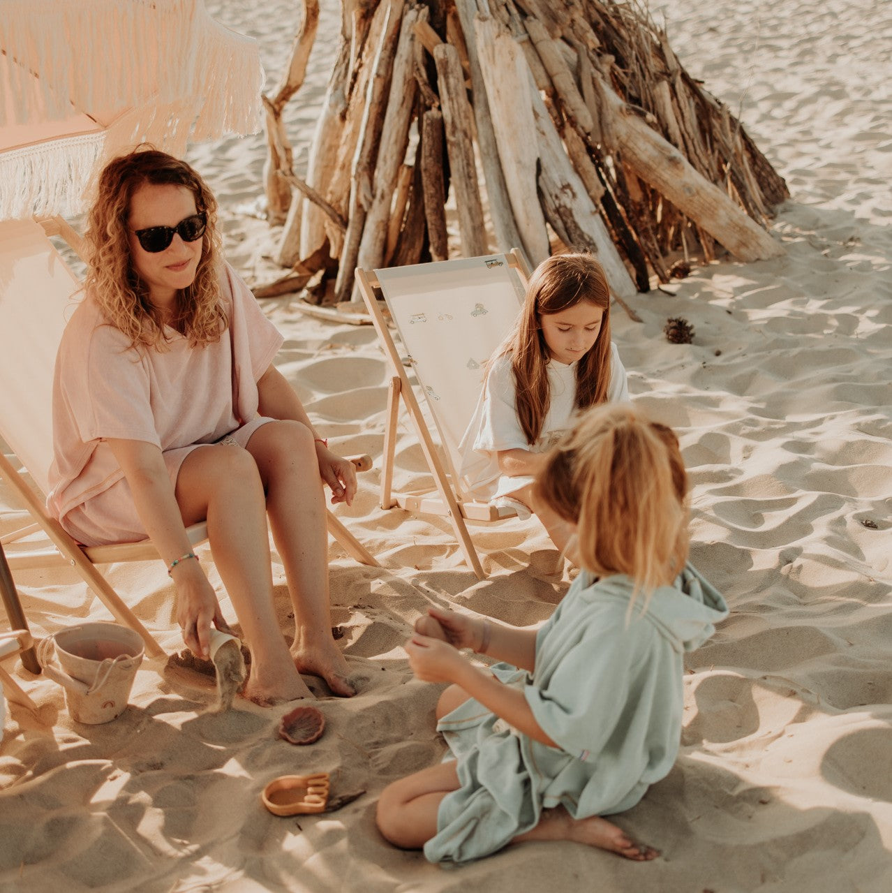 Poncho robe de plage pour femmes