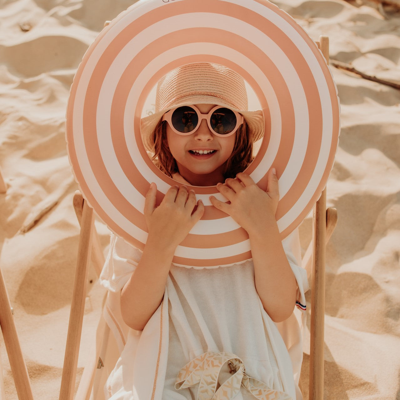 Poncho de plage pour filles