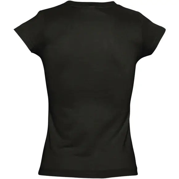 Tee-shirt à manches courtes col V femme